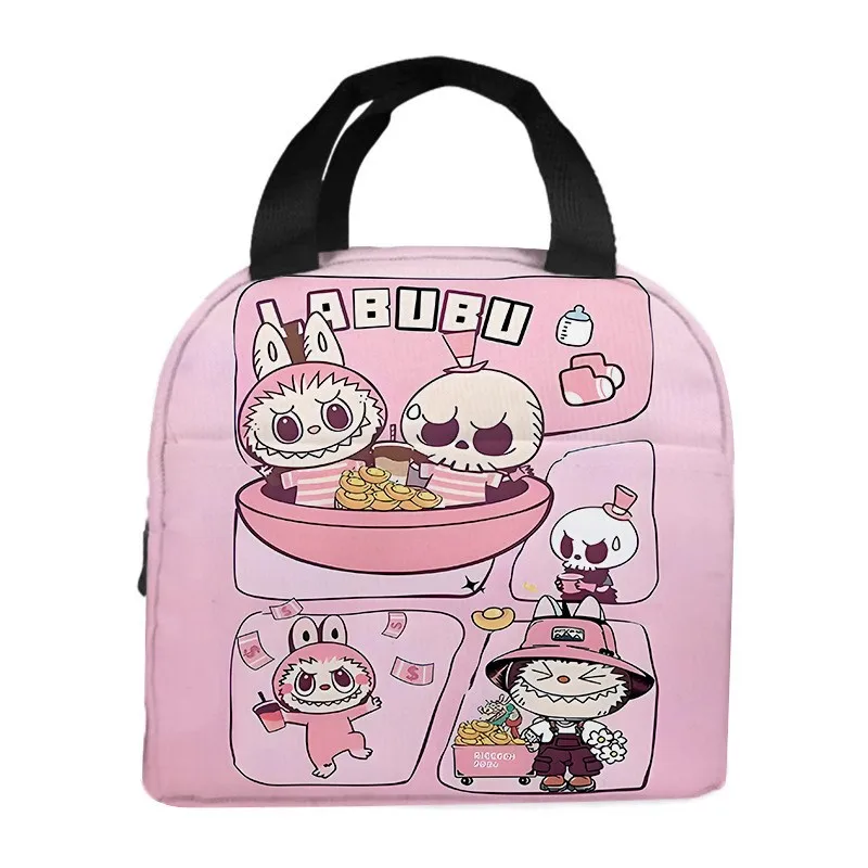 New Labubu Kawaii Handheld Insulated Bag Cooler Bag Cartoon Kawaii Lunch Bag Portable Lunch Box Outdoor Storage Bag New Labubu Kawaii Handheld Insulated Bag Cooler Bag Cartoon Kawaii Lunch Bag Portable Lunch Box Outdoor Storage Bag