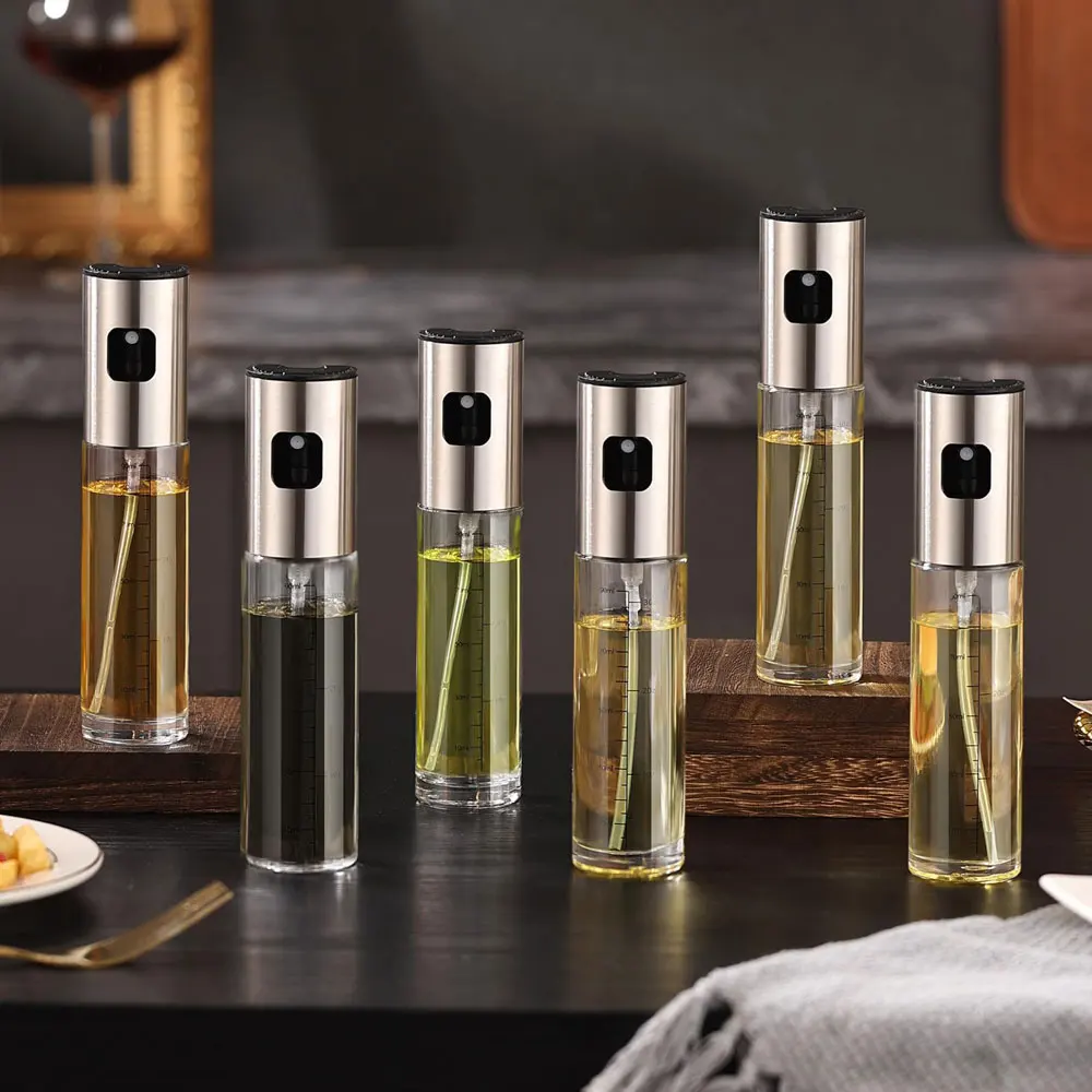 Olive Oil Dispenser Bottle 100ml Olive Oil Spray Mister Glass Bottle for Salad, BBQ, Baking, Roasting Kitchen Cooking Essentials Olive Oil Dispenser Bottle 100ml Olive Oil Spray Mister Glass Bottle for Salad, BBQ, Baking, Roasting Kitchen Cooking Essentials