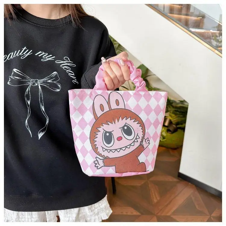 New Labubu Fashion Bucket Bag Multi-Style Girls Shoulder Bag Large Capacity Creative Handbag Cotton Filling Cute Holiday Gifts New Labubu Fashion Bucket Bag Multi-Style Girls Shoulder Bag Large Capacity Creative Handbag Cotton Filling Cute Holiday Gifts