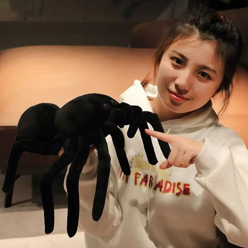 Black Spider Doll Plush Toy Handmade Doll Cartoon Anime Cute Pillow Cushion Home Decoration Children's Birthday Gift Toy Black Spider Doll Plush Toy Handmade Doll Cartoon Anime Cute Pillow Cushion Home Decoration Children's Birthday Gift Toy