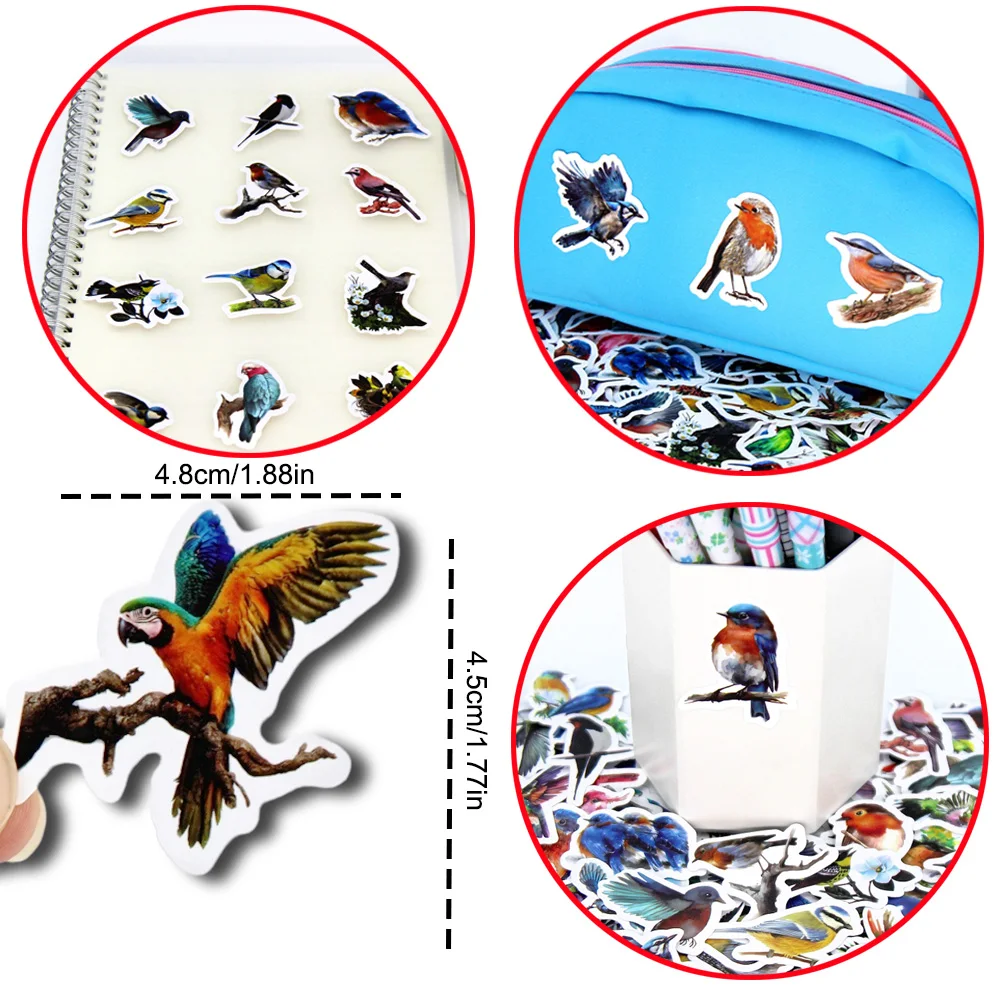 Cute Stickers Pack Kawaii Birds Aesthetic Stationery Supplies Lot Office School Teacher Scrapbooking Supplies Korean Paper Txt Cute Stickers Pack Kawaii Birds Aesthetic Stationery Supplies Lot Office School Teacher Scrapbooking Supplies Korean Paper Txt