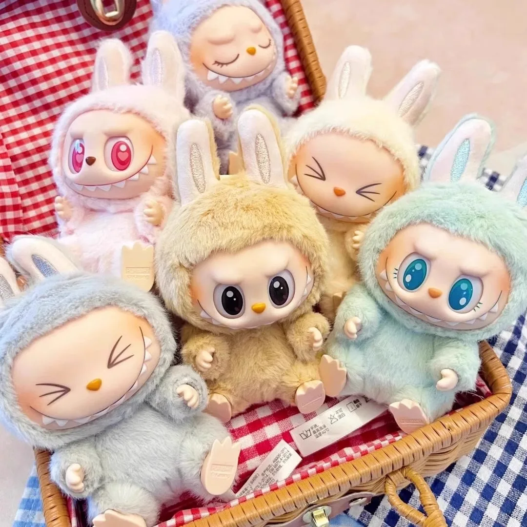 Labubu Macaron 2nd Blind Box Popmart series PVC kawaii Labubu Replica Macaron Pendant Doll Monsters Lisa Trendy Toy Gift