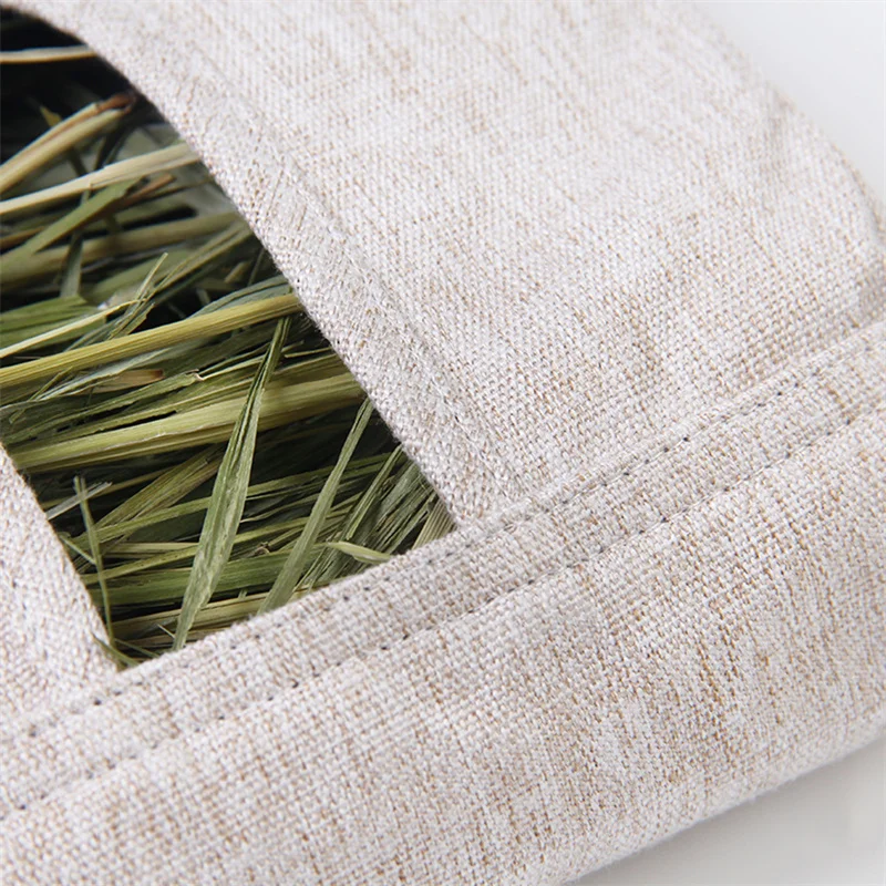 Hanging Pouch Feeder Hay Bag Holder Feeding Dispenser Container for Rabbit Guinea Pig Small Animals Pet Hanging Pouch Feeder Hay Bag Holder Feeding Dispenser Container for Rabbit Guinea Pig Small Animals Pet