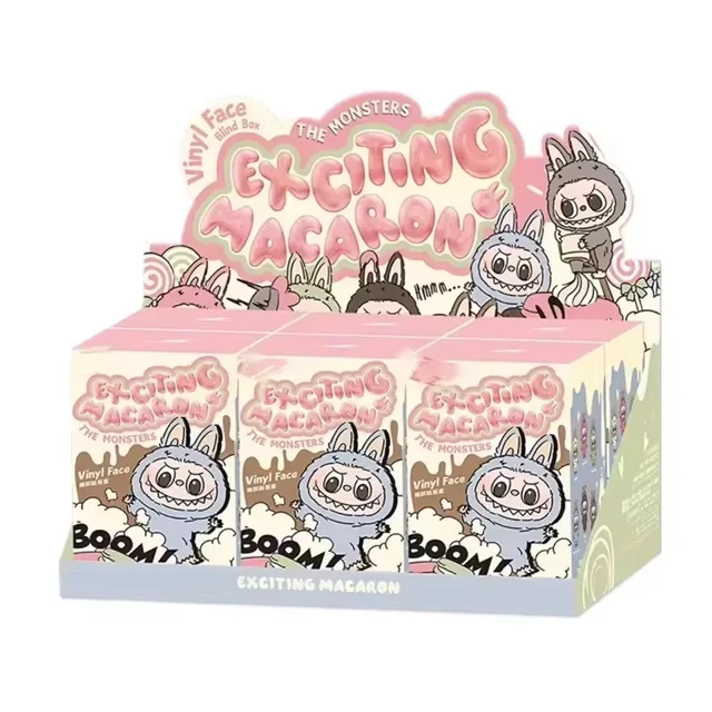 Labubu Monster V3 2 Collection Series Blind Box Teddy Vinyl Toy Animated Character Face Doll Mystery Surprise Keychain Kids Gift