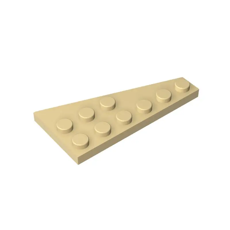 Gobricks 10PCS Bricks Wedge Plate Parts 6x3 Right compatible with 54383 pieces of children's toys Building Blocks Assembles T Gobricks 10PCS Bricks Wedge Plate Parts 6x3 Right compatible with 54383 pieces of children's toys Building Blocks Assembles T