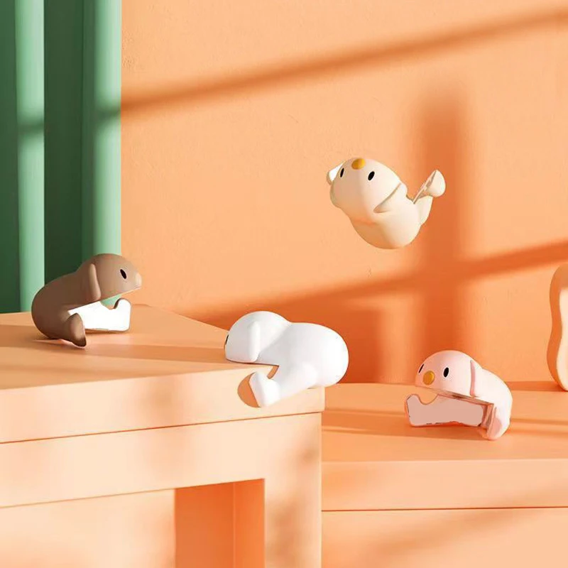 Baby Cartoon Safety Puppy Table Corner Guard Protector Soft Silicone Anticollision Protection Edge Cover Furniture Kids Security Baby Cartoon Safety Puppy Table Corner Guard Protector Soft Silicone Anticollision Protection Edge Cover Furniture Kids Security