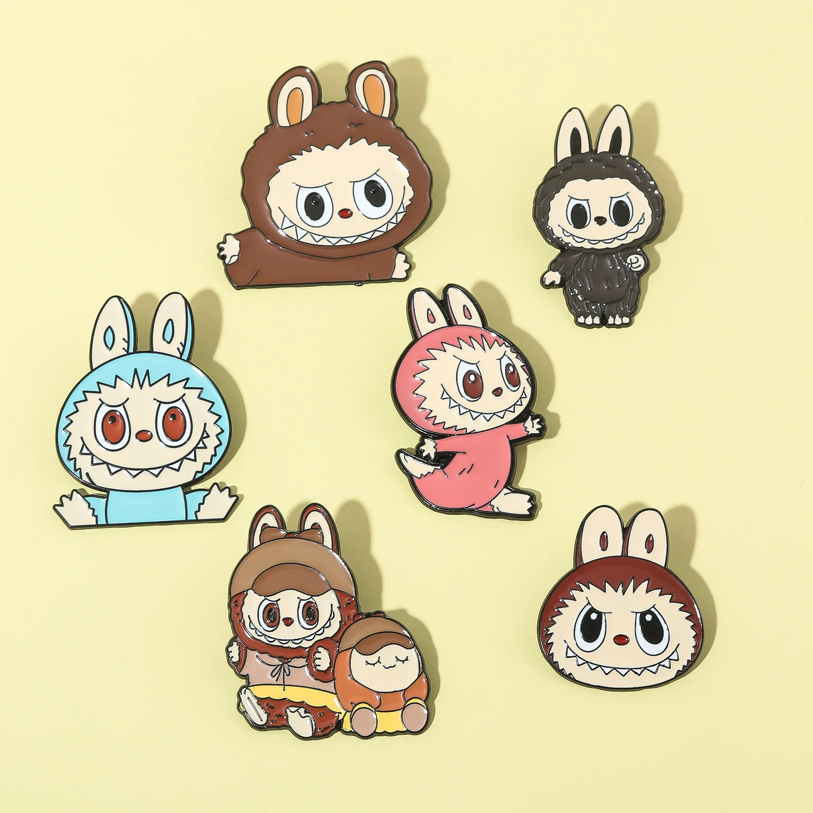 Anime Metal Enamel Labubu Brooch Cartoon Cute Studen Badge Pins Comic Fans Gift Men Women Backpack Jewelry Accessories Anime Metal Enamel Labubu Brooch Cartoon Cute Studen Badge Pins Comic Fans Gift Men Women Backpack Jewelry Accessories