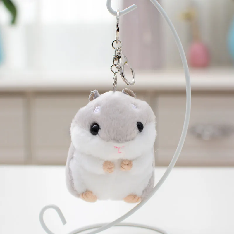 Plush Toys Animal Children toys key chain Stuffed 10cm Hamster pendant Kawaii Dolls Kids Child Christmas Gifts bag Doll For baby Plush Toys Animal Children toys key chain Stuffed 10cm Hamster pendant Kawaii Dolls Kids Child Christmas Gifts bag Doll For baby