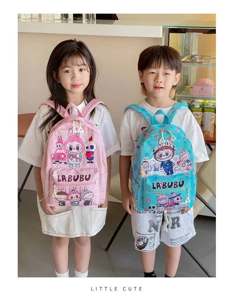 New Large Capacity Labubu Kindergarten Bag Children's Backpack Cartoon Cute Primary School Backpack Shoulder Bag New Large Capacity Labubu Kindergarten Bag Children's Backpack Cartoon Cute Primary School Backpack Shoulder Bag