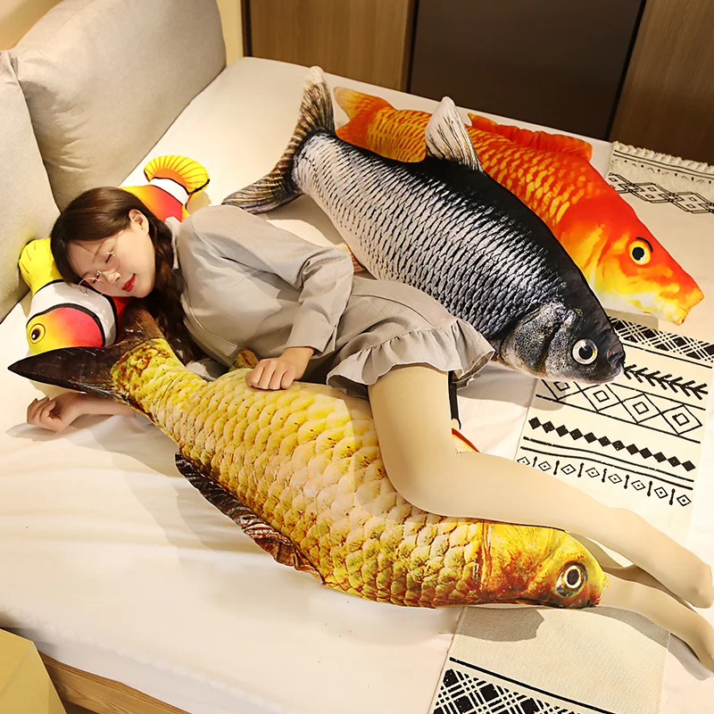 1pc 40/60cm 3D Simulation Gold Fish Plush Toys Stuffed Soft Animal Carp Plush Pillow Creative Sofa Pillow Cushion Gift Kids Toy 1pc 40/60cm 3D Simulation Gold Fish Plush Toys Stuffed Soft Animal Carp Plush Pillow Creative Sofa Pillow Cushion Gift Kids Toy