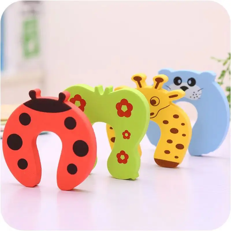 Baby Safety For Newborn Furniture Protection Card Door Stopper Security Cute Animal Care Child Lock Finger Protector Baby Safety For Newborn Furniture Protection Card Door Stopper Security Cute Animal Care Child Lock Finger Protector