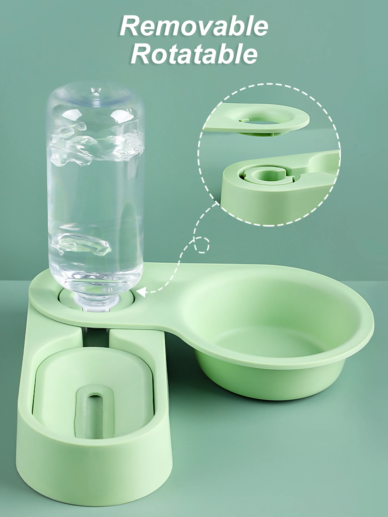 Pet Rabbit Chinchilla Guinea Pig Food Bowl Auto Feeder All-in-One Splice Food Bowl Drinking Fountain Raised Standing Dish Bowl Pet Rabbit Chinchilla Guinea Pig Food Bowl Auto Feeder All-in-One Splice Food Bowl Drinking Fountain Raised Standing Dish Bowl