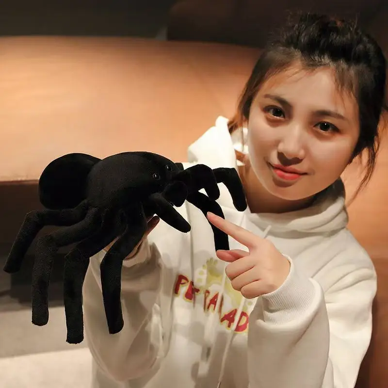 Black Spider Doll Plush Toy Handmade Doll Cartoon Anime Cute Pillow Cushion Home Decoration Children's Birthday Gift Toy Black Spider Doll Plush Toy Handmade Doll Cartoon Anime Cute Pillow Cushion Home Decoration Children's Birthday Gift Toy