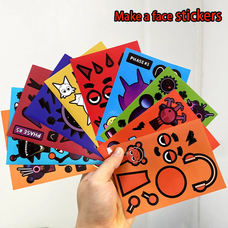 Sprunki Wedding Stickers Make Your Own Sprunki Sticker Make A Face Stickers for Kids DIY Stickers Party Supplies Crafts Gift Sprunki Wedding Stickers Make Your Own Sprunki Sticker Make A Face Stickers for Kids DIY Stickers Party Supplies Crafts Gift