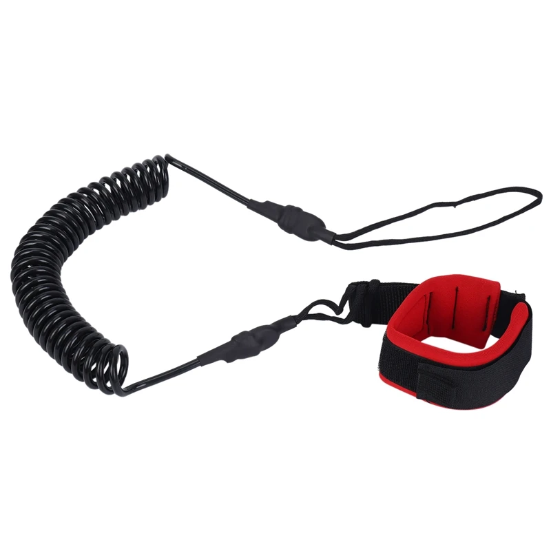 10.6Ft Ankle Leash Surfing Coiled Stand Up Paddle Board Black Tpu Paddle Board Foot Leg Rope Surfboard Raft Traction Rope 10.6Ft Ankle Leash Surfing Coiled Stand Up Paddle Board Black Tpu Paddle Board Foot Leg Rope Surfboard Raft Traction Rope