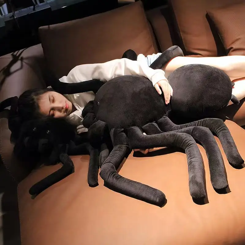 Black Spider Doll Plush Toy Handmade Doll Cartoon Anime Cute Pillow Cushion Home Decoration Children's Birthday Gift Toy Black Spider Doll Plush Toy Handmade Doll Cartoon Anime Cute Pillow Cushion Home Decoration Children's Birthday Gift Toy