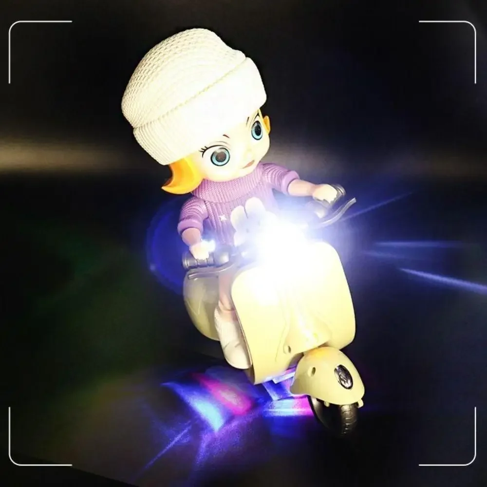 Doll Mini Electric Motorcycle Children's Toy for labubu toy motor for doll (no doll)