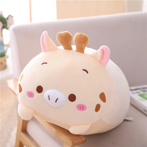 Animal Sweet Dinosaur Pig Cat Bear Plush Toy Soft Cartoon Panda Hamster Elephant Deer Stuffed Doll Baby Pillow Gift Animal Sweet Dinosaur Pig Cat Bear Plush Toy Soft Cartoon Panda Hamster Elephant Deer Stuffed Doll Baby Pillow Gift