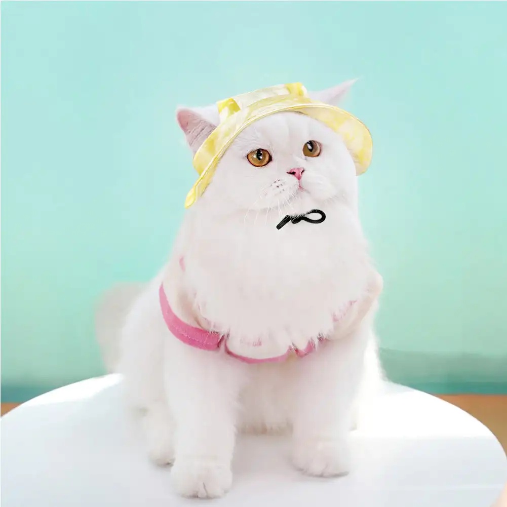 Pet Hat With Ear Holes Sunscreen Baseball Cap For Large Medium Small Dogs Summer Dog Cap Sun Hat Outdoor Hiking Hat Pet Product