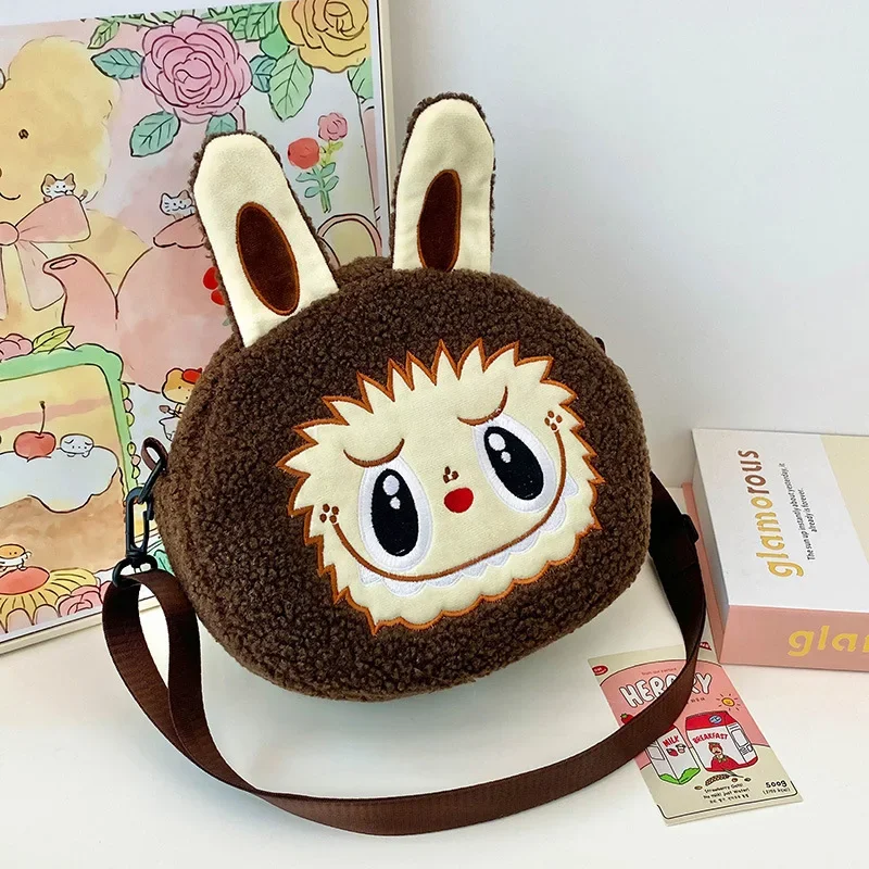 Cute Labubu Single Shoulder Bag Cartoon Anime Lovely Style Large Capacity Handbag Funny Crossbody Bag Travel Hiking Girl Gifts Cute Labubu Single Shoulder Bag Cartoon Anime Lovely Style Large Capacity Handbag Funny Crossbody Bag Travel Hiking Girl Gifts