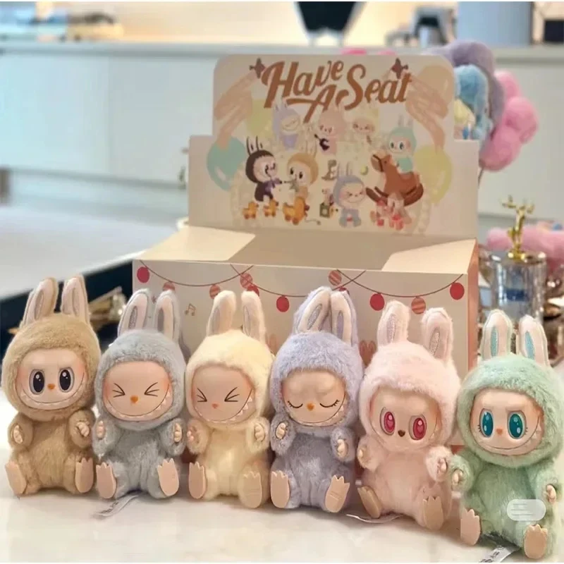 1:1High Quality Macaron 2nd The Monsters Labubu Sitting Party Vinyl Plush Blind Box Decorative Surprise Box Doll Birthday Gift 1:1High Quality Macaron 2nd The Monsters Labubu Sitting Party Vinyl Plush Blind Box Decorative Surprise Box Doll Birthday Gift