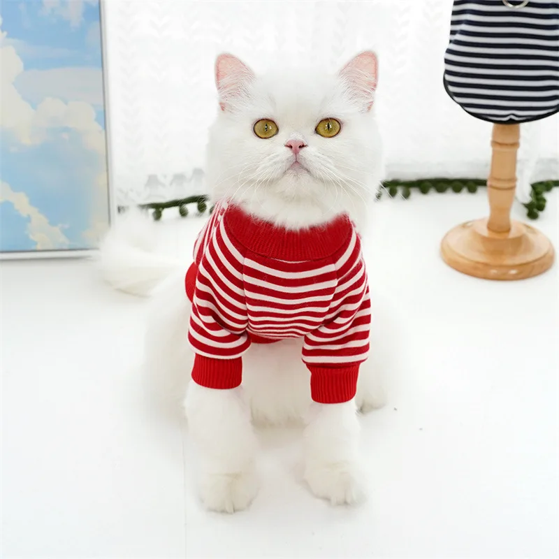Dog Clothes for Small Dogs Spring Autumn Kitten Puppy Costumes Pet Striped Dog Hoodies Dog Shirt Chihuahua Bulldog Sweatshirt Dog Clothes for Small Dogs Spring Autumn Kitten Puppy Costumes Pet Striped Dog Hoodies Dog Shirt Chihuahua Bulldog Sweatshirt