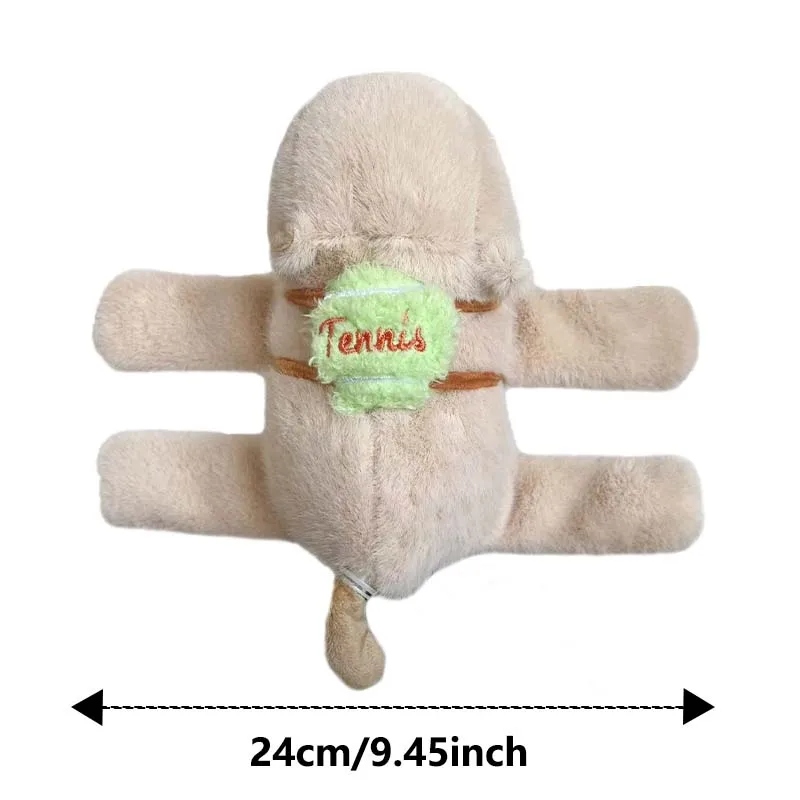 New Kapibala Plush Toy with Tail Simulation Dolphin Plush Bracelet, Animal Backpack Bracelet Gift for Children and Friends New Kapibala Plush Toy with Tail Simulation Dolphin Plush Bracelet, Animal Backpack Bracelet Gift for Children and Friends
