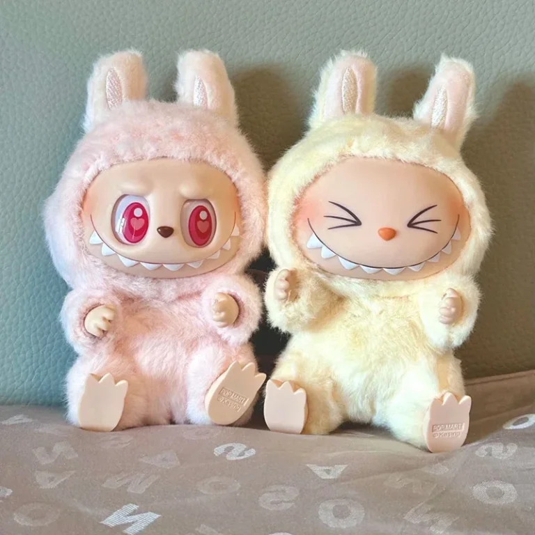 Genuine Labubu 1st And 2nd Generation Series Vinyl Pendant Doll Model Toys Cute The Monster Labubu Keychain Toy Christmas Gift ﻿