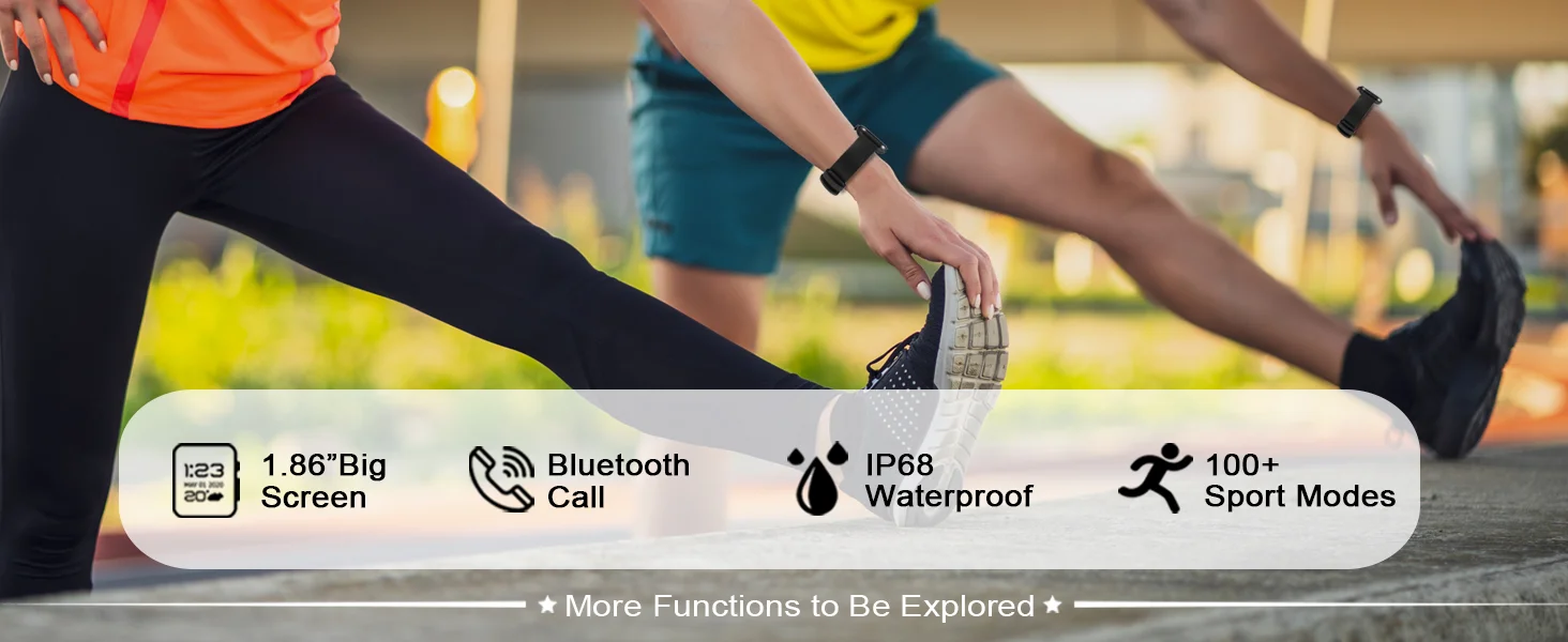 Smart Watch(Answer/Make Calls), 1.96" Smartwatches, Fitness Tracker, Sleep Monitor, Pedometer, 100+ Sport Modes, IP68 Waterproof Smart Watch(Answer/Make Calls), 1.96" Smartwatches, Fitness Tracker, Sleep Monitor, Pedometer, 100+ Sport Modes, IP68 Waterproof