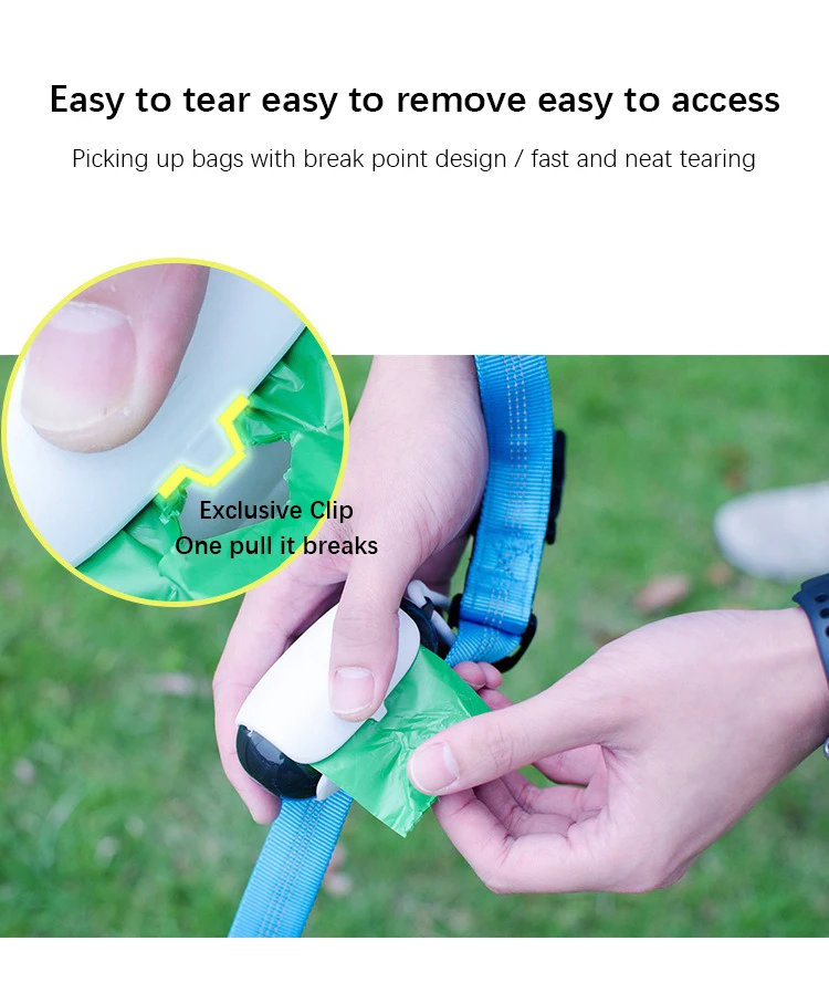 Pet Waste Bags Biodegradable Eco-friendly Poop Picker Dog Picking Bag Dispenser Cleaning Products Hook Loop Design No Wobbling Pet Waste Bags Biodegradable Eco-friendly Poop Picker Dog Picking Bag Dispenser Cleaning Products Hook Loop Design No Wobbling