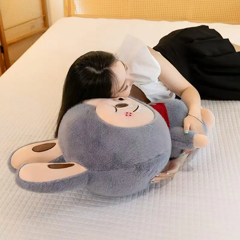 Labubu Grande Plush Toys Kawaii Forest Elf Soft Stuffed Pillow Cute Doll Room Decor Plushie For BIrthday GIft
