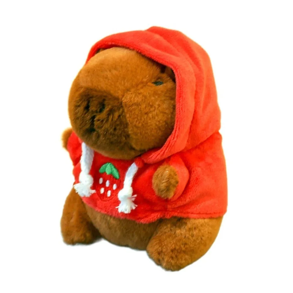 Cute Capybara Plush Toy Hoodie with Wings Simulation Doll Small Size Stuffed Animals Anime Fluffty Toy Birthday Party Cute Capybara Plush Toy Hoodie with Wings Simulation Doll Small Size Stuffed Animals Anime Fluffty Toy Birthday Party