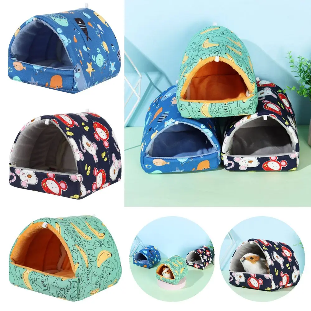 Fashion Rabbit Squirrel Winter Mini Cage Guinea Pig Nest Warm Mat Small Animal Sleeping Bed Hamster House Fashion Rabbit Squirrel Winter Mini Cage Guinea Pig Nest Warm Mat Small Animal Sleeping Bed Hamster House