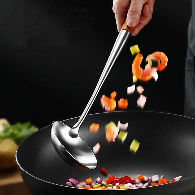 Kitchen Utensils Wok Spatula Iron and Ladle Tool Set Spatula for Stainless Steel Cooking Equpment Kitchen Accessories Essentials Kitchen Utensils Wok Spatula Iron and Ladle Tool Set Spatula for Stainless Steel Cooking Equpment Kitchen Accessories Essentials