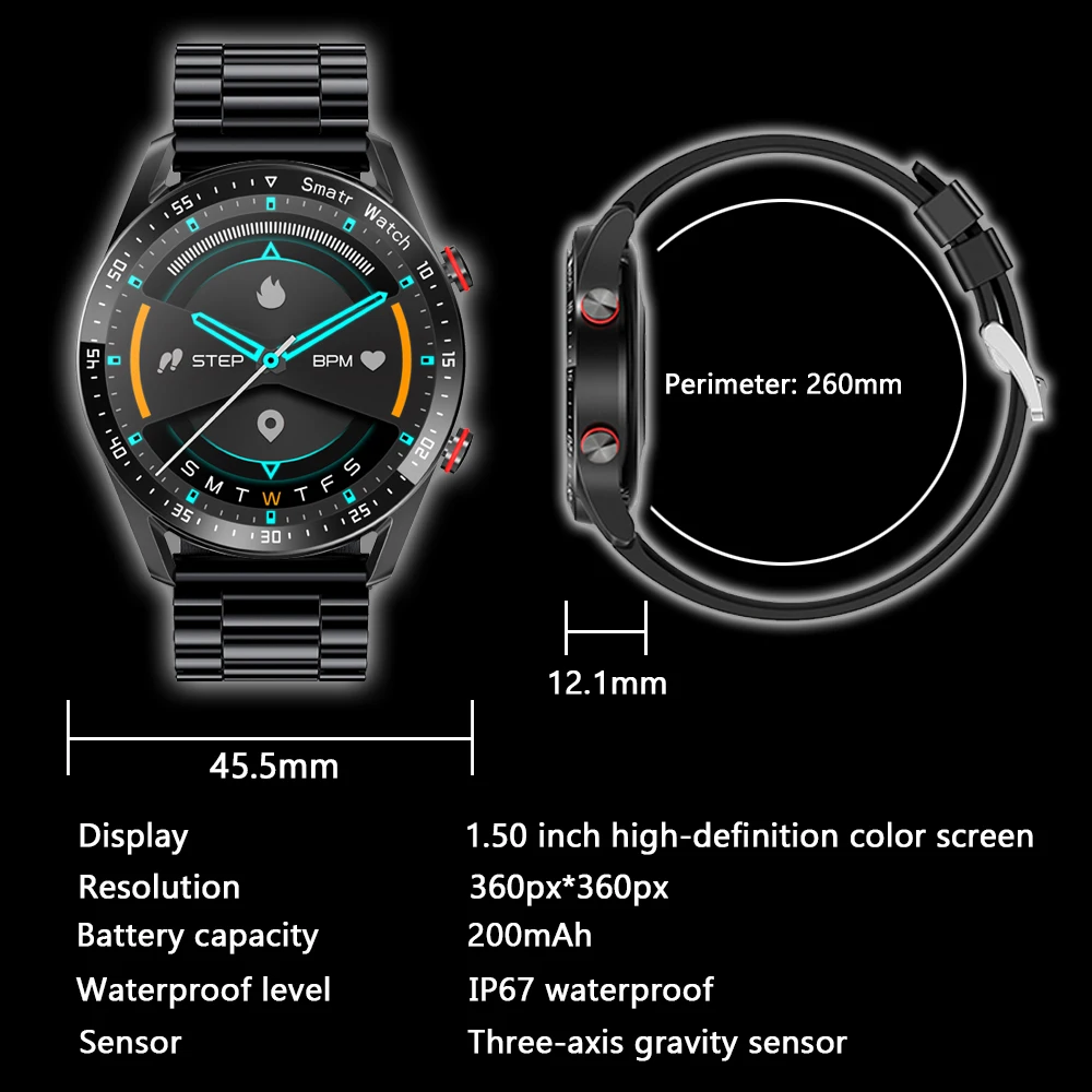 2024 New Bluetooth Call Smart Watch Men 360*360 HD Display Heart Rate Fitness Tracker ECG+PPG Business Smartwatches For Huawei 2024 New Bluetooth Call Smart Watch Men 360*360 HD Display Heart Rate Fitness Tracker ECG+PPG Business Smartwatches For Huawei