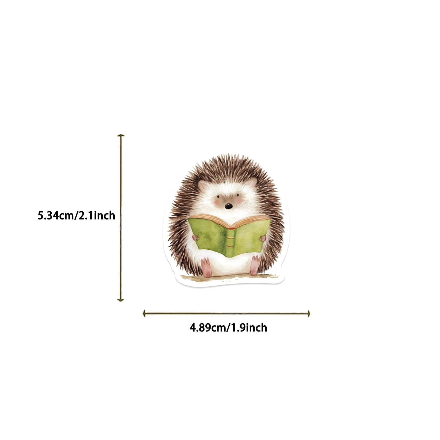 50PCS Animal Bookish Reading Sticker For Scrapbooking Korean Stationery School Supplies Aesthetic Children's Decoration 50PCS Animal Bookish Reading Sticker For Scrapbooking Korean Stationery School Supplies Aesthetic Children's Decoration