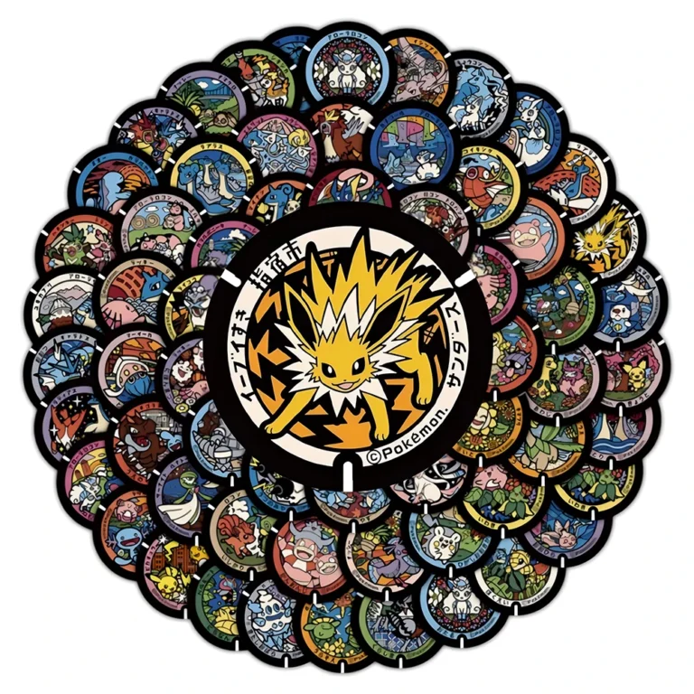 10/30/60pcs Kawaii Cartoon Pokemon Eevee Stickers for Kids DIY Scrapbooking Phone Car Waterproof Cute Anime Sticker Packs