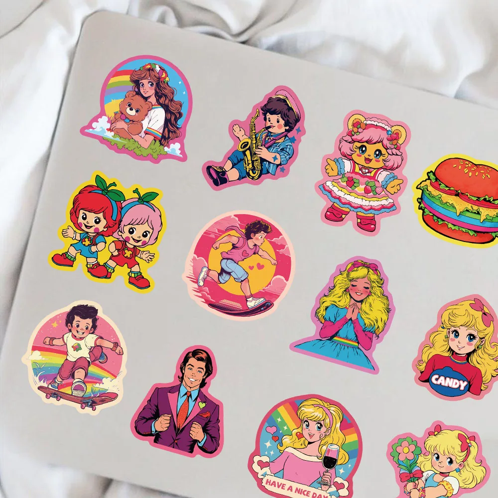 50pcs Cute Retro Cartoon Animals Stickers For Laptop Phone Guitar Luggage Waterproof Graffiti Vinyl Decals Kids Toy 50pcs Cute Retro Cartoon Animals Stickers For Laptop Phone Guitar Luggage Waterproof Graffiti Vinyl Decals Kids Toy