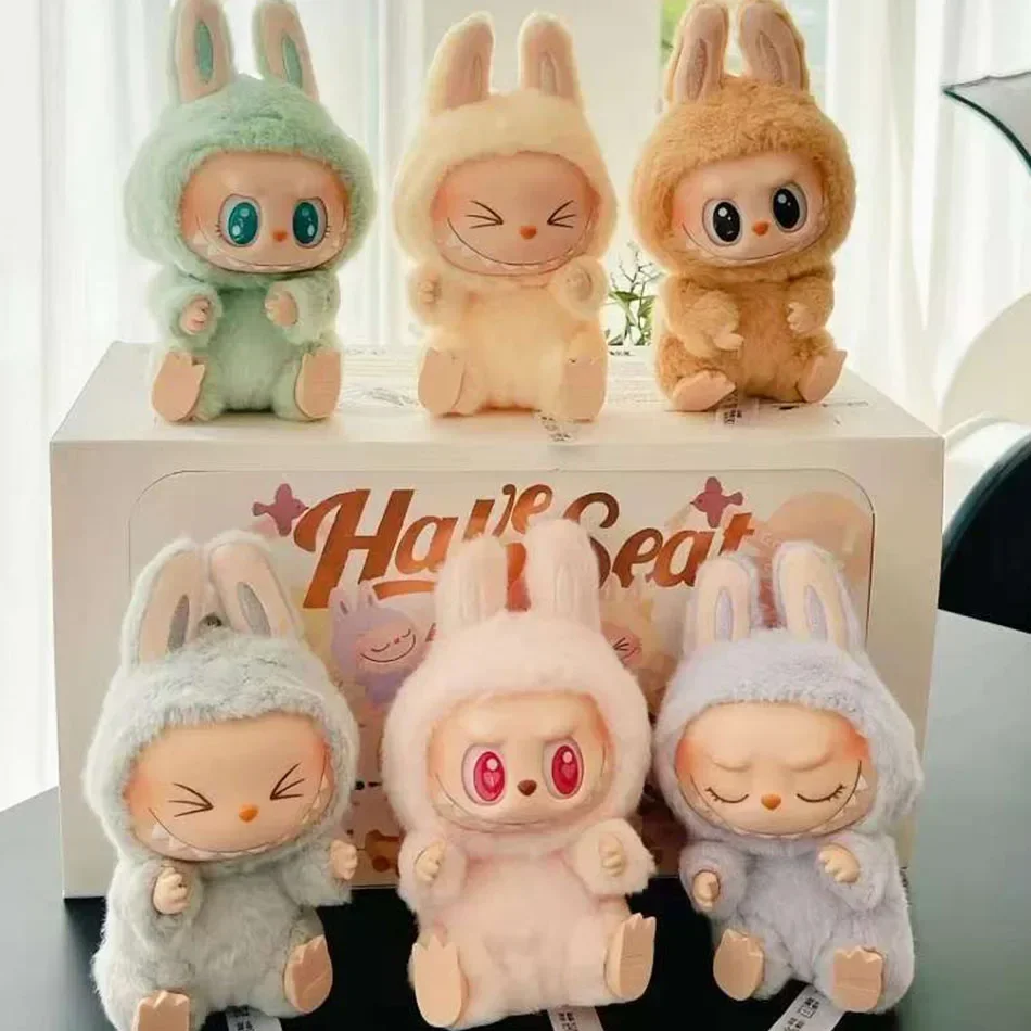 Labubu Anime Character Kawaii Rabubu Has a Seat Series Confirmed Cute Toys, PVC Dolls and Hobby Decorations Children's Gifts Labubu Anime Character Kawaii Rabubu Has a Seat Series Confirmed Cute Toys, PVC Dolls and Hobby Decorations Children's Gifts