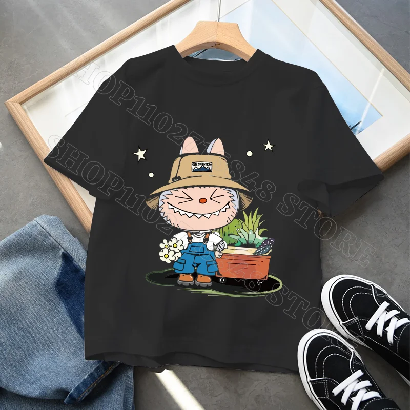 Labubu Cute Boys Girls Clothes Cartoon Character Graphic Print Child T Shirts Cool Comfortable Fashion Tops Birthday Party Gifts Labubu Cute Boys Girls Clothes Cartoon Character Graphic Print Child T Shirts Cool Comfortable Fashion Tops Birthday Party Gifts