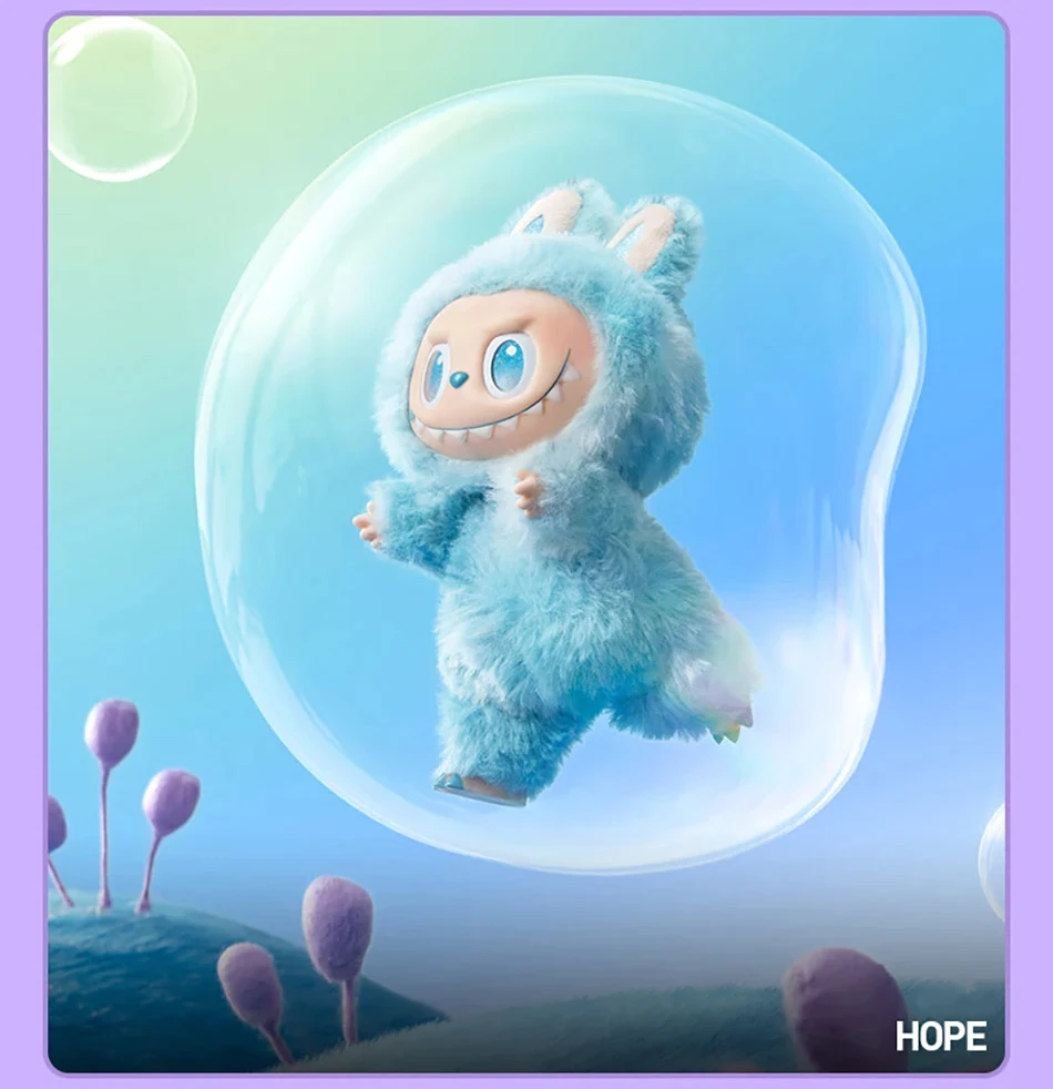 Labubu The Monsters V3 Series Blind Teddy Box, Vinyl Base Toy, Animated Characters, Mysterious Surprise Box, Keychain, Children'