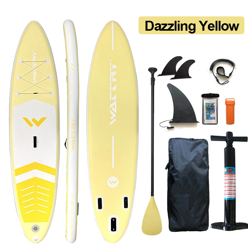 SUP Inflatable Paddle Board Surfing Competition Water Paddle Board Water Skiing Professional Surfboard with Paddle Pump Backpack