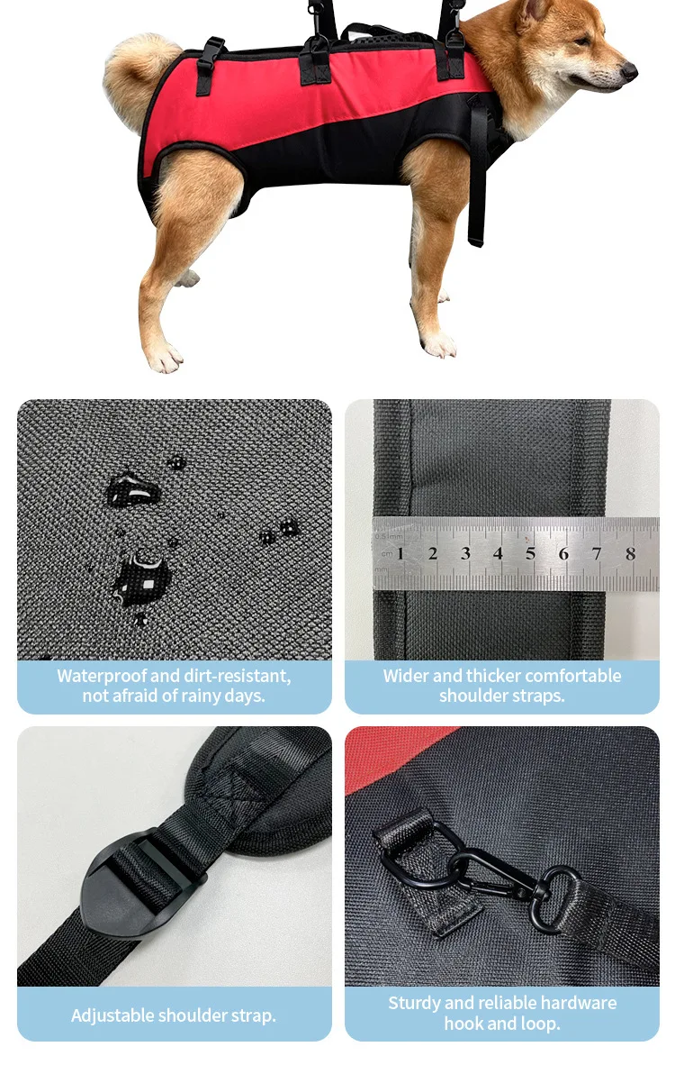 New Pet Cat Dog Double Shoulder Horizontal Hugging Backpack Outdoor Breathable Convenient Four Legs Carrying Bag Pet Products
