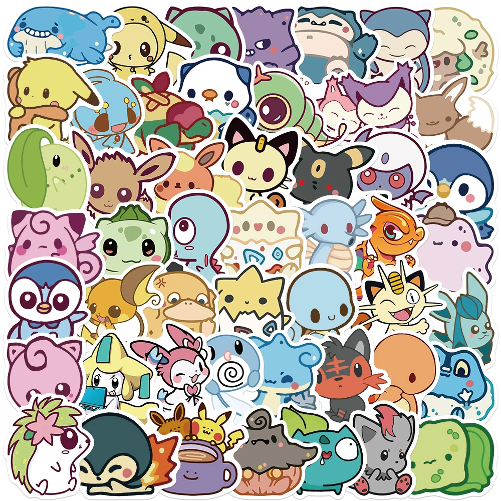 10/25/50pcs Kawaii Pokemon Anime Stickers Pikachu Stickers Laptop Suitcase Skateboard Guitar Cartoon Stickers Kid Gift Toys 10/25/50pcs Kawaii Pokemon Anime Stickers Pikachu Stickers Laptop Suitcase Skateboard Guitar Cartoon Stickers Kid Gift Toys