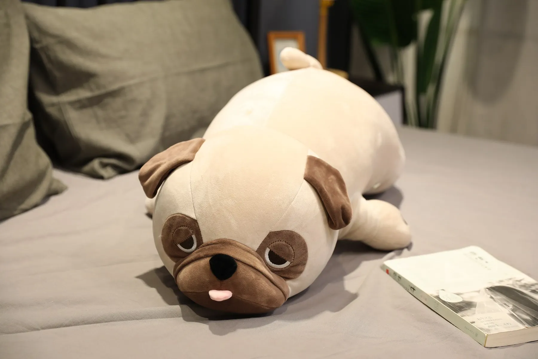 55cm-90cm Cute Animal Kawaii Pug Dog Plush Toys Sleep Pillow Kids Christmas Birthday Gift Child Girl Xmas Valentine's Gift 55cm-90cm Cute Animal Kawaii Pug Dog Plush Toys Sleep Pillow Kids Christmas Birthday Gift Child Girl Xmas Valentine's Gift