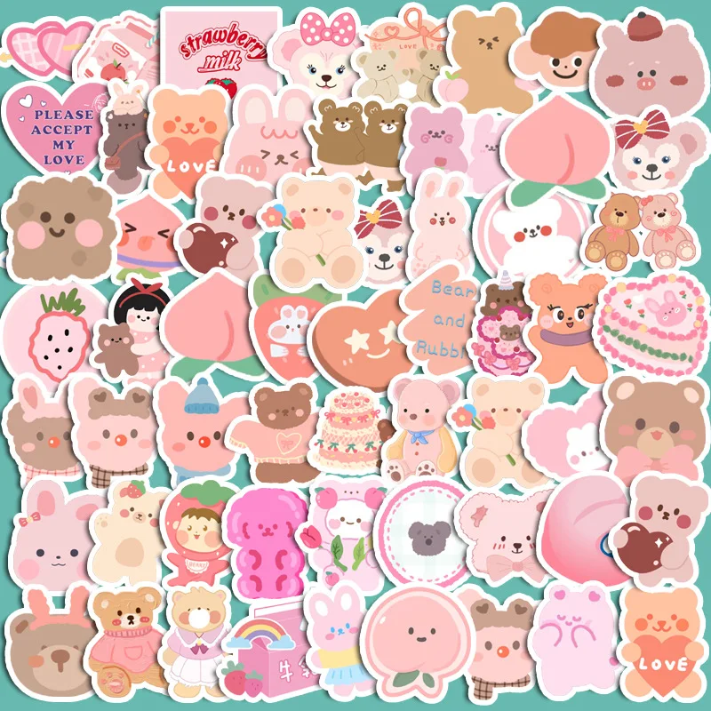 90pcs Blue Brownie Cute Animal Graffiti Stickers Children's Diy Stationery Computer Stickers Student Stationery 90pcs Blue Brownie Cute Animal Graffiti Stickers Children's Diy Stationery Computer Stickers Student Stationery