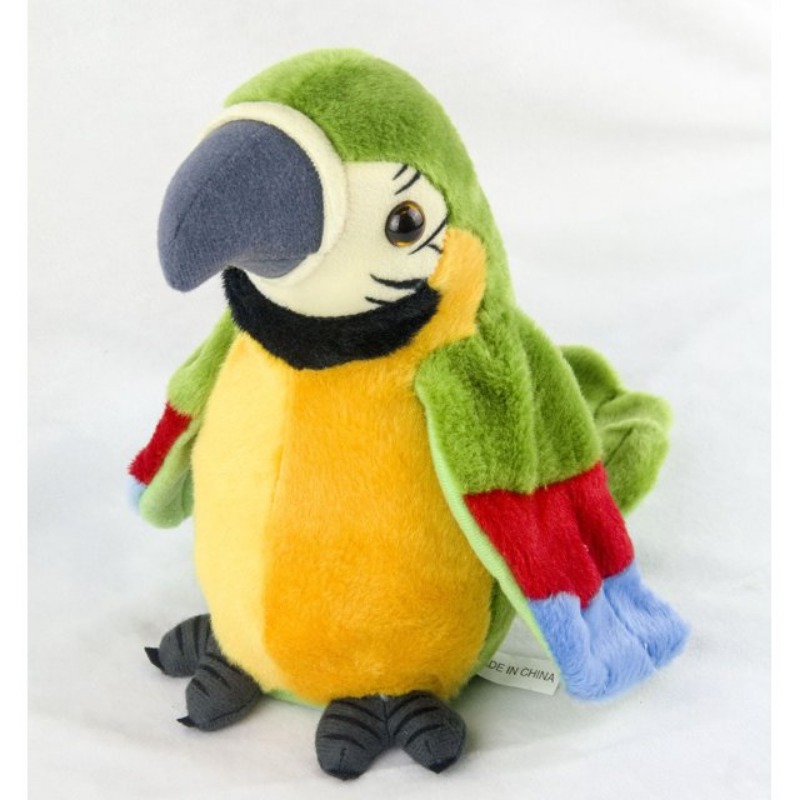 Talking Macaw Parrot Repeat What You Say Stuffed Animal Plush Toy Electronic Record Animated Bird Speaking Parrot Pet Plush Toys Talking Macaw Parrot Repeat What You Say Stuffed Animal Plush Toy Electronic Record Animated Bird Speaking Parrot Pet Plush Toys