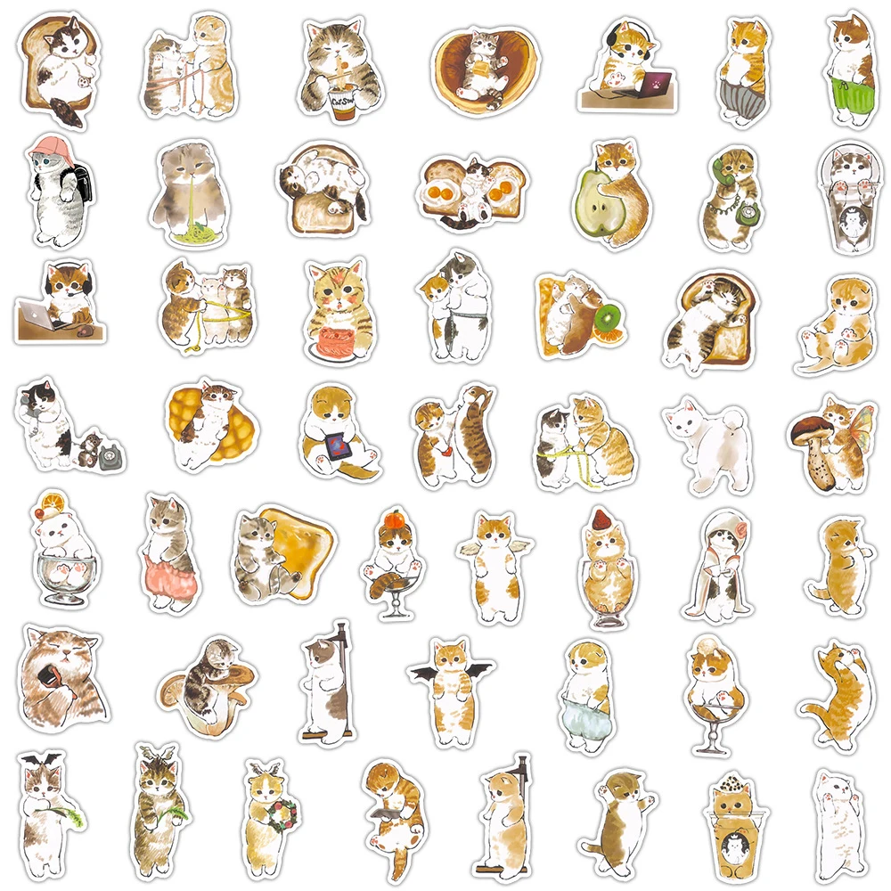 10/30/50/100pcs Cute Cat Animal Graffiti Stickers Kawaii Cartoon Decals Kids Toy Laptop DIY Scrapbook Suitcase Phone Car Sticker 10/30/50/100pcs Cute Cat Animal Graffiti Stickers Kawaii Cartoon Decals Kids Toy Laptop DIY Scrapbook Suitcase Phone Car Sticker