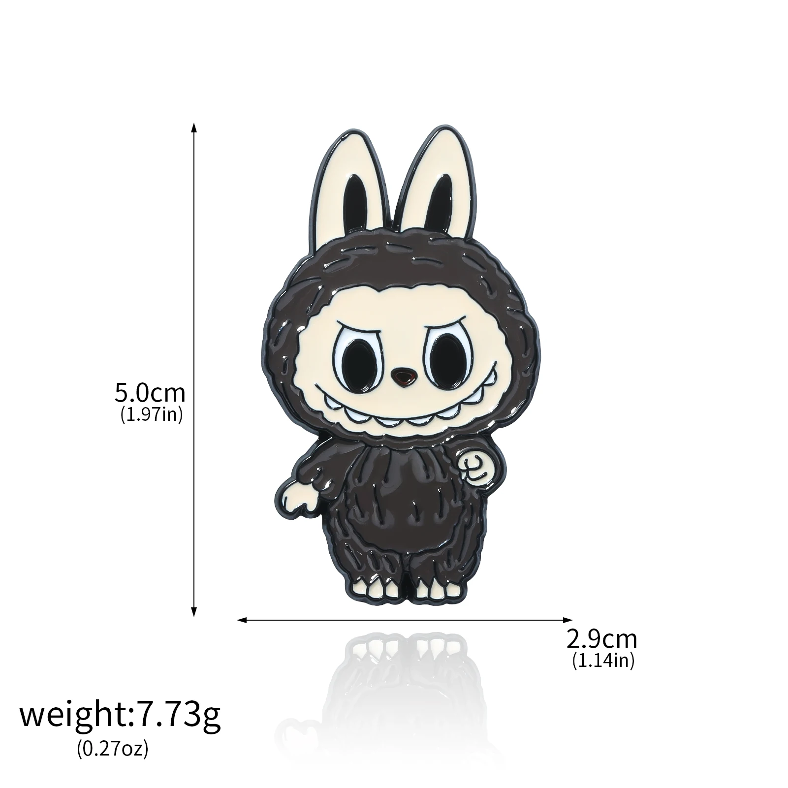 Anime Metal Enamel Labubu Brooch Cartoon Cute Studen Badge Pins Comic Fans Gift Men Women Backpack Jewelry Accessories Anime Metal Enamel Labubu Brooch Cartoon Cute Studen Badge Pins Comic Fans Gift Men Women Backpack Jewelry Accessories