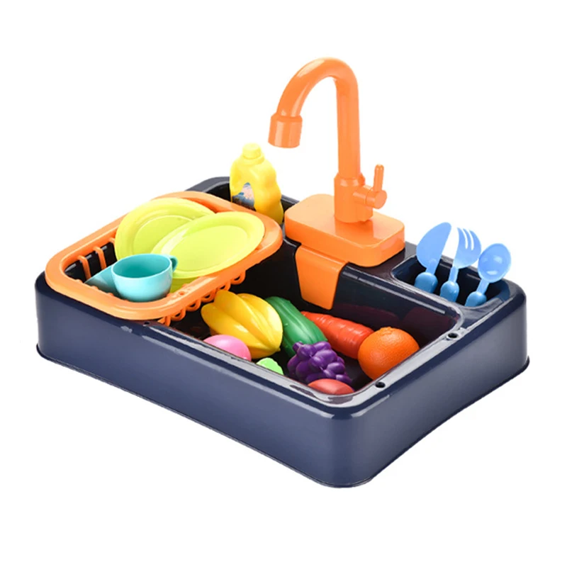 Kid Simulation Electric Dishwasher Wash Sink Running Water Toy Role Playing House Kitchen Pretend Game Food Fruit Girl Boy Gift Kid Simulation Electric Dishwasher Wash Sink Running Water Toy Role Playing House Kitchen Pretend Game Food Fruit Girl Boy Gift